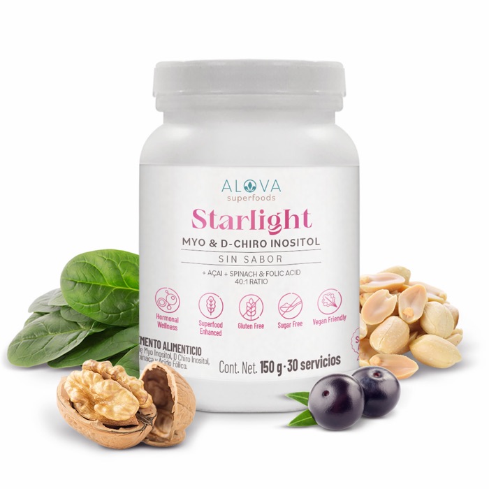 Starlight — Myo + D-Chiro Inositol 40:1 · Ácido fólico