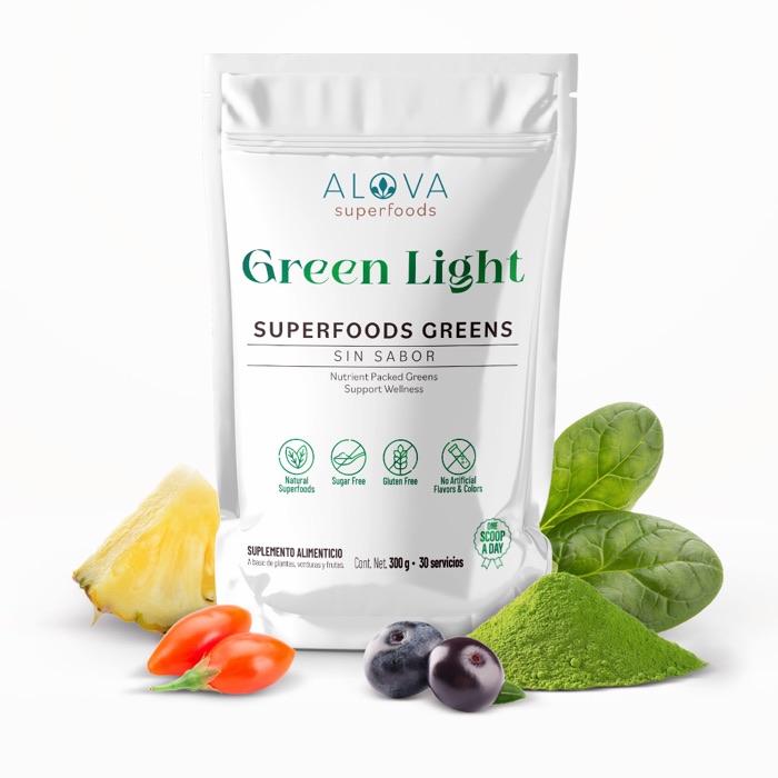Green Light — Superfood mix greens en polvo · 11 superalimentos